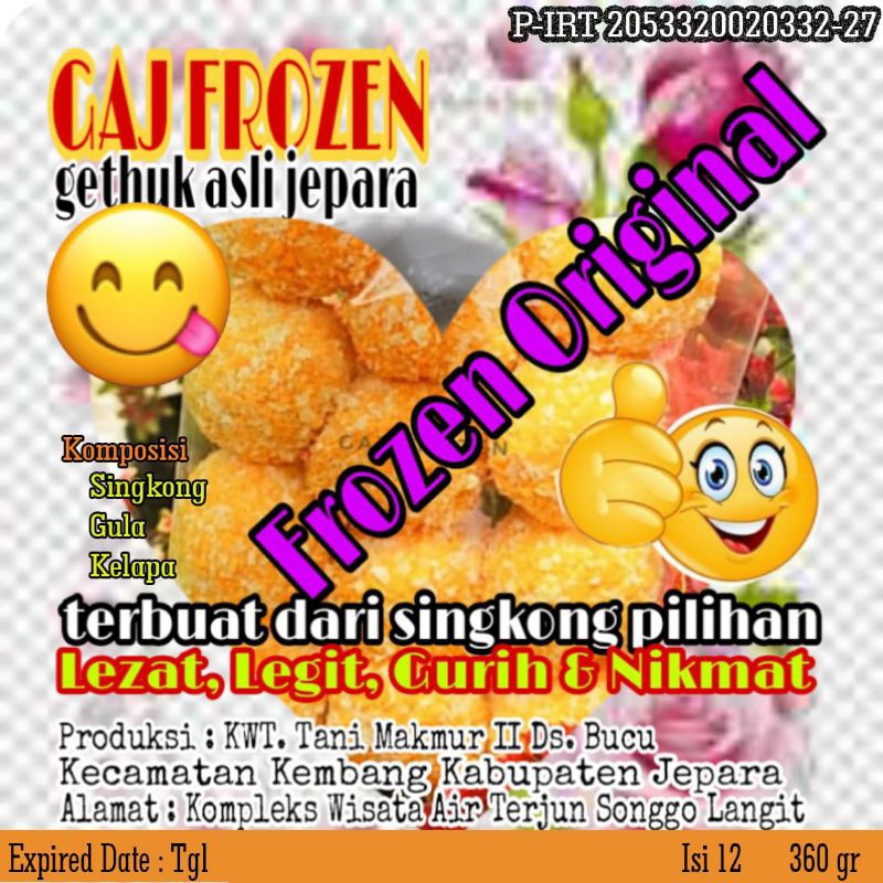 

Getuk frozen asli Jepara