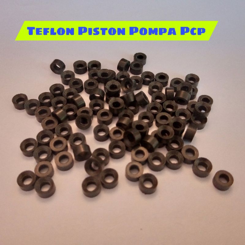 (Paket Grosir) Teflon Piston Pompa Pcp Isi 100-500
