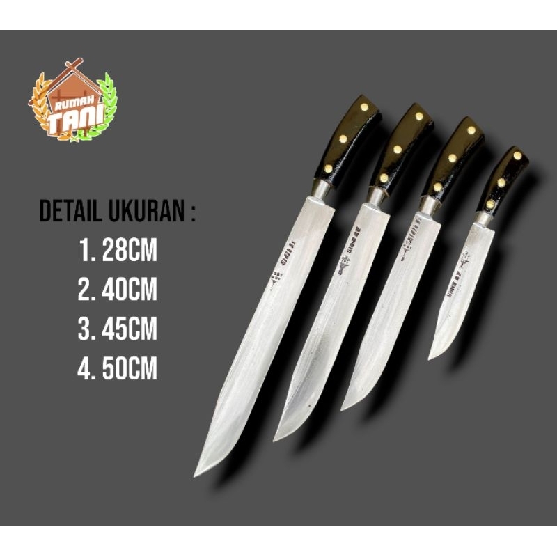 PISAU DAPUR CAP GARPU ASLI  / PISAU SEMBELIH / PISAU BUAH - DAGING BAJA ASLI SUPER TAJAM