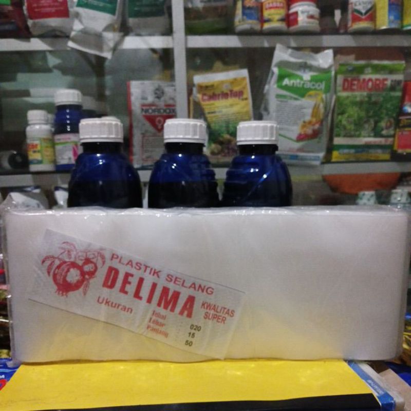 plastik selang kwalitas super ukuran 3" 50m DELIMA