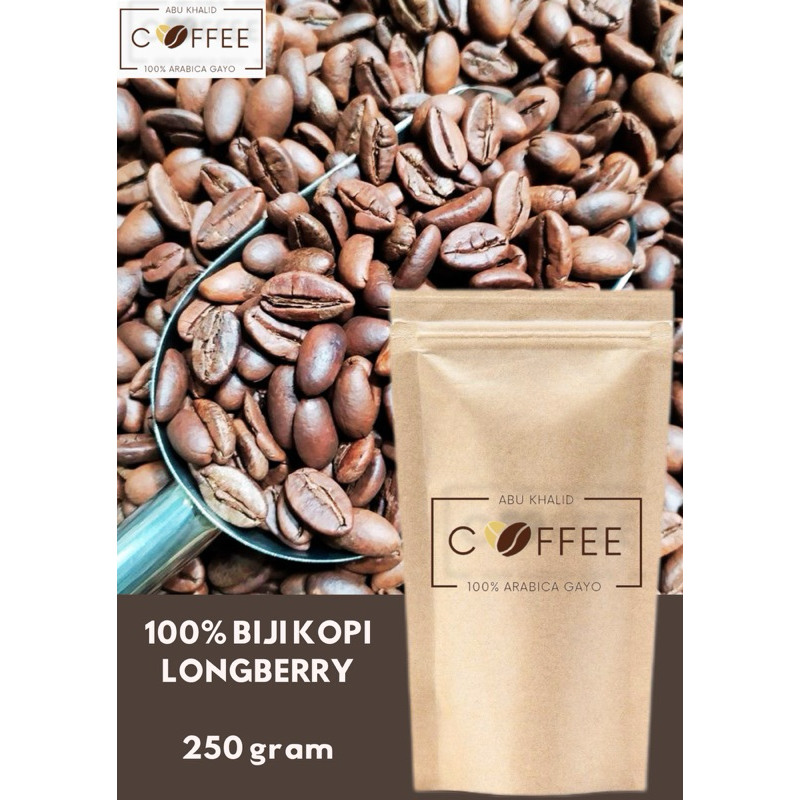 

100% ASLI BIJI KOPI GAYO ARABICA LONGBERRY 500 gram.