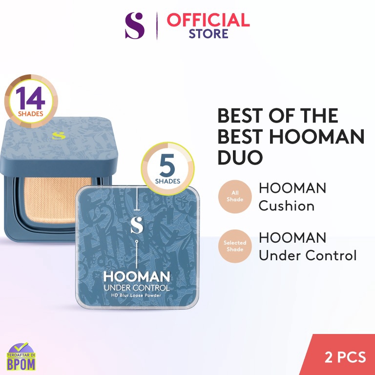 ART D96E SOMETHINC 2 PCS Best of The Best Hooman Duo Hooman Cushion  Hooman Powder