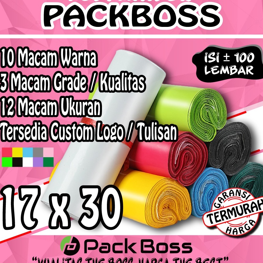 

Souvenir Membawa Pulang Potongan Perjalanan Anda POLYMAILER PACKBOSS 17x3 ISI 1 LEMBAR TEBAL KUALITAS BOSS HARGA DIJAMIN TERMURAH