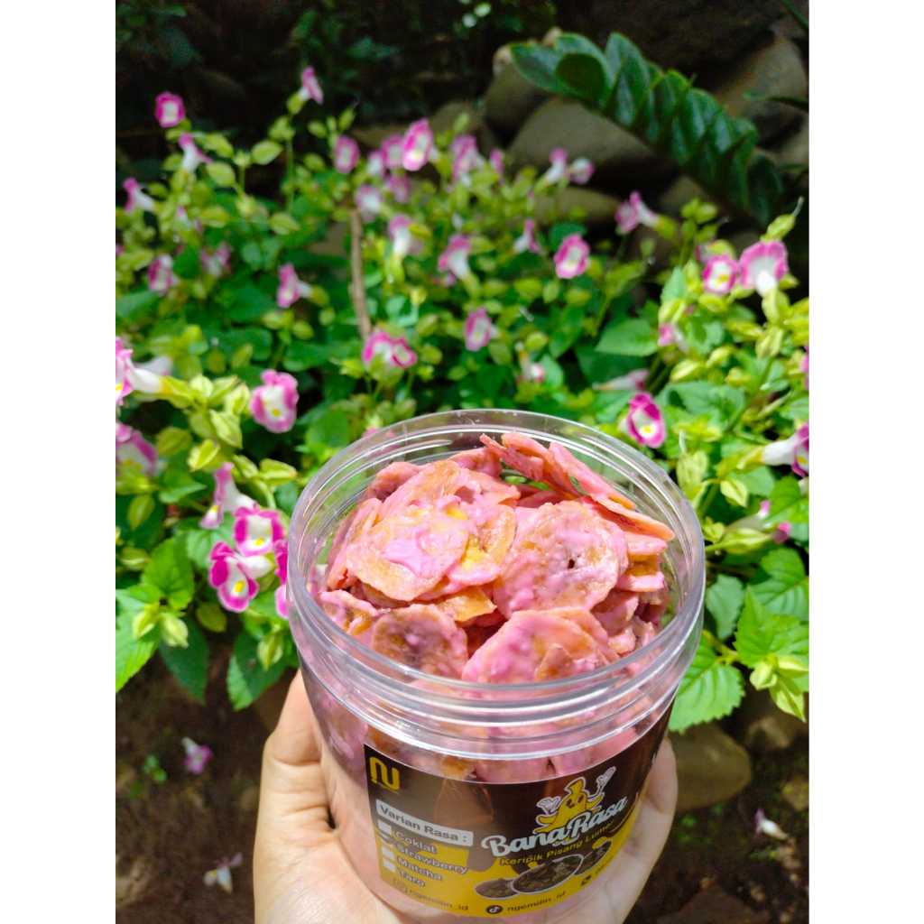 

Keripik Pisang Lumer "Strawberry