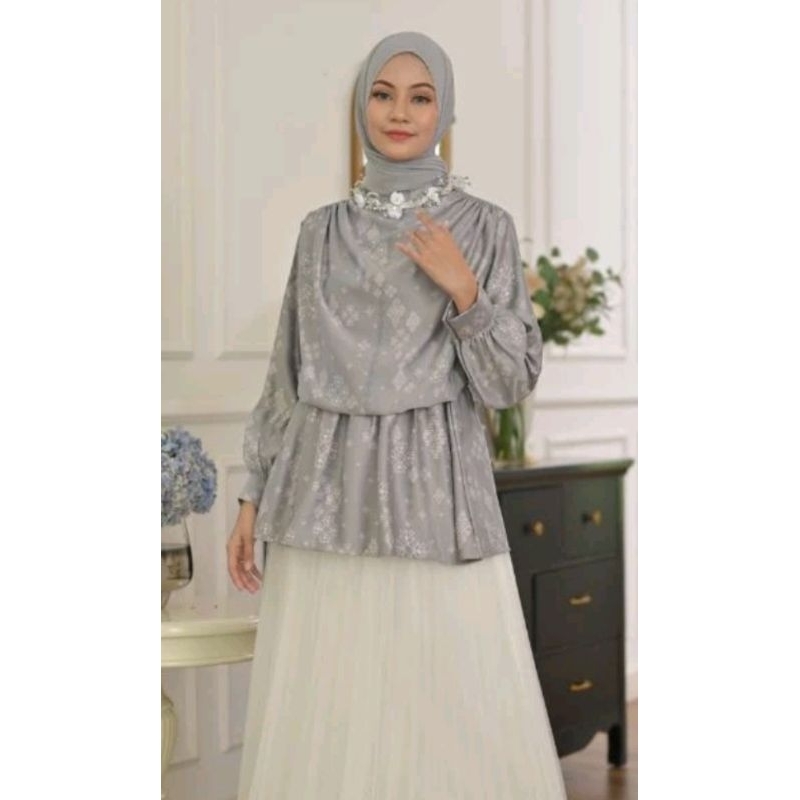 Vanilla Hijab Jamalia Blouse Original By Vanilla