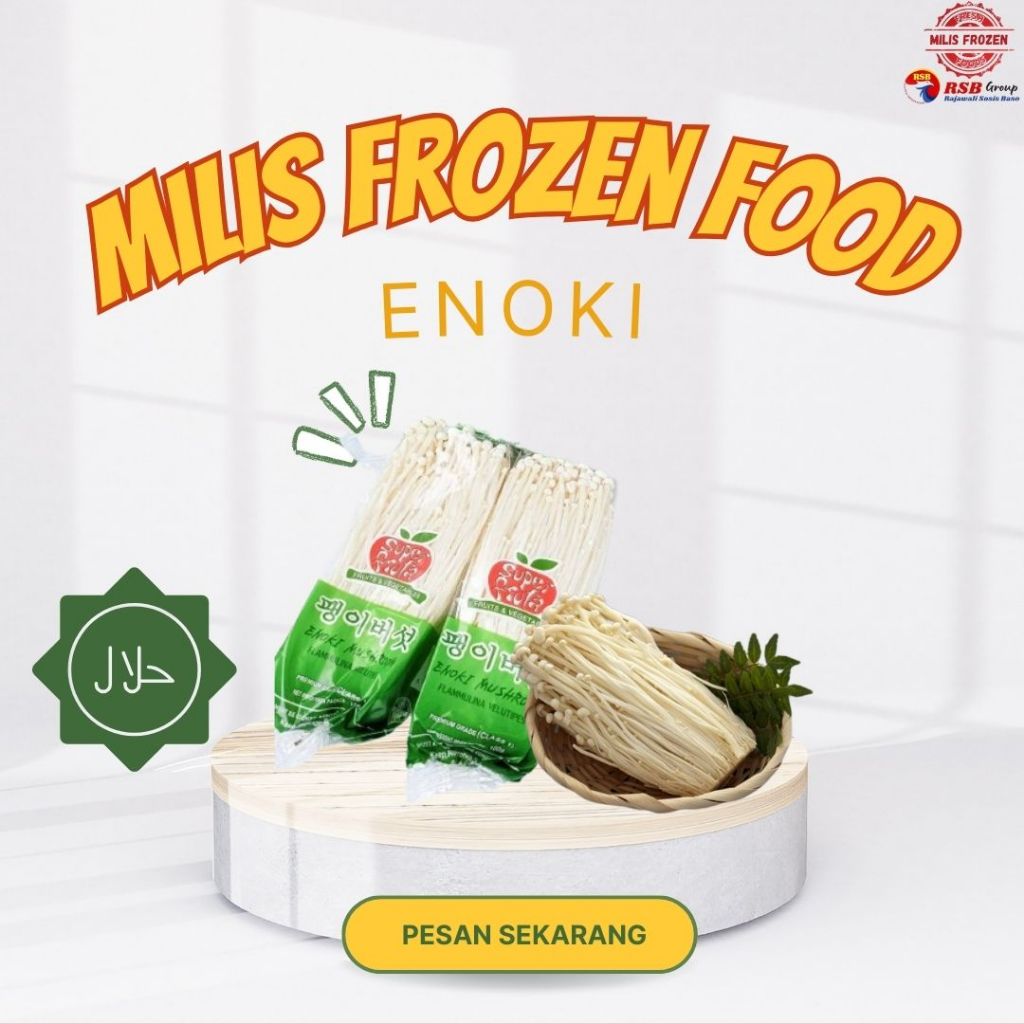 

ENOKI APOLO ASTRONOT 100 GR HIJAU