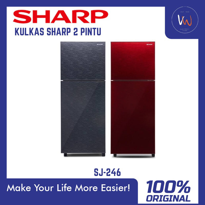 Kulkas Sharp SJ-246 / Kulkas Pendingin / Kulkas Makanan