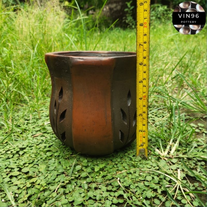 Pot anggrek Pot Terracotta gerabah tanah liat
