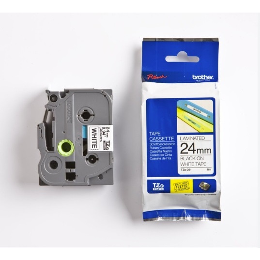 

Brother TZe-355 24mm White on Black/Brother P-Touch Printer Label Tape