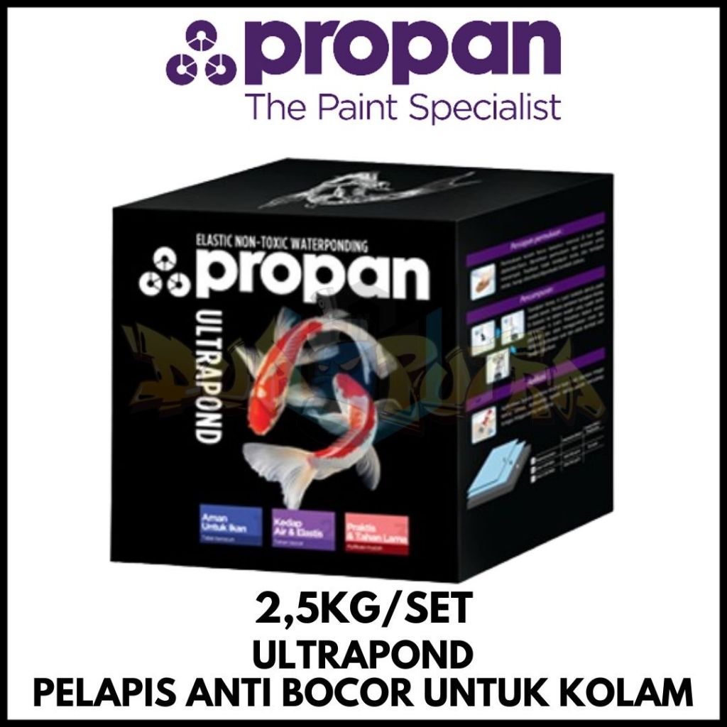 Ultrapond Cat Anti Bocor Untuk Kolam Ikan 2,5KG Set
