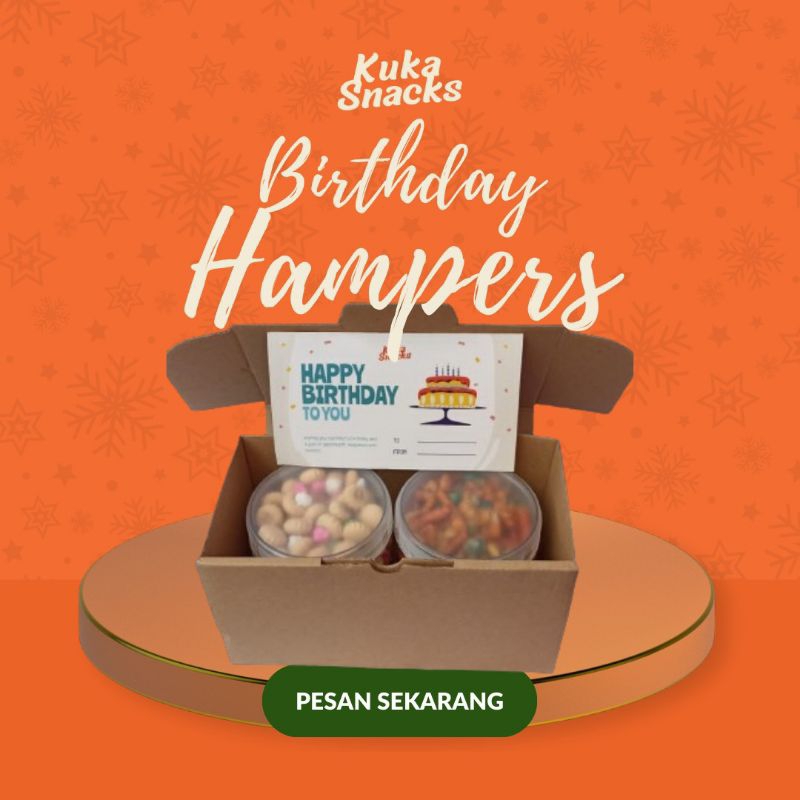 

Birthday Hampers Kuka Snacks / Hampers Ulang Tahun / Bingkisan / Kado