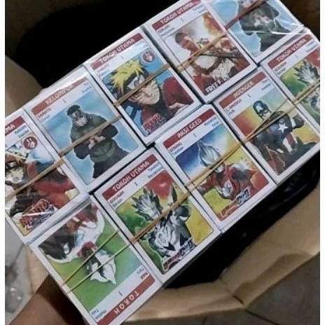 1BALL=3.200 KARTU  KWARTET 4,5×6,5cm