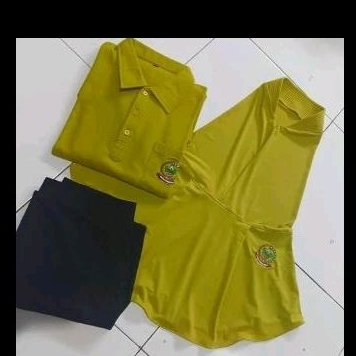 atasan celana jilbab kerudung pembagian kasad pso olahraga lemon kuning lime syari
