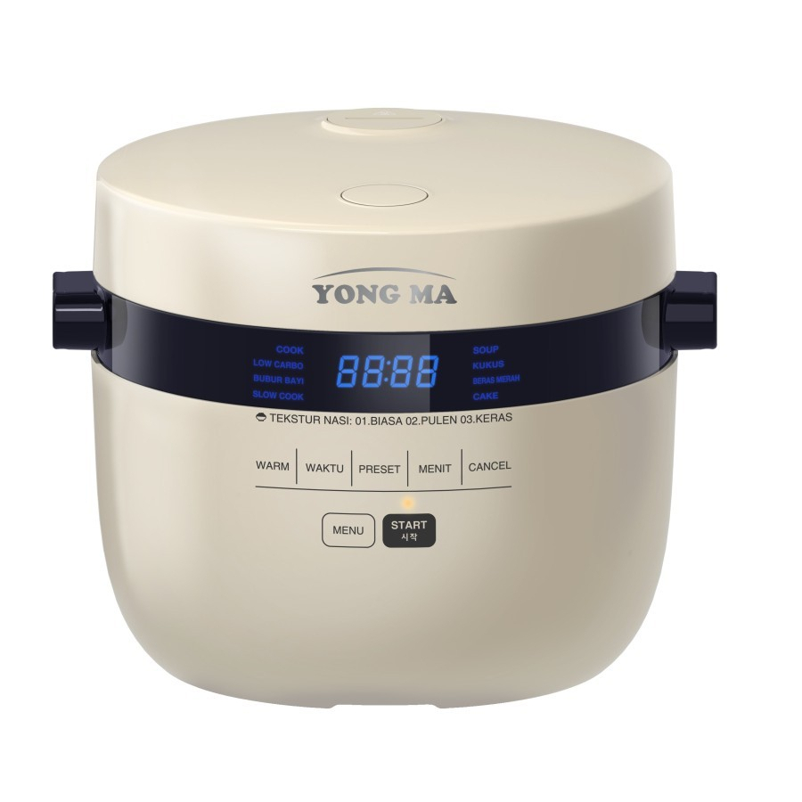 Rice Cooker Digital Yong Ma Low Carbon Rendah Gula Kapasitas 2 Liter SMC-8067 Garansi Resmi