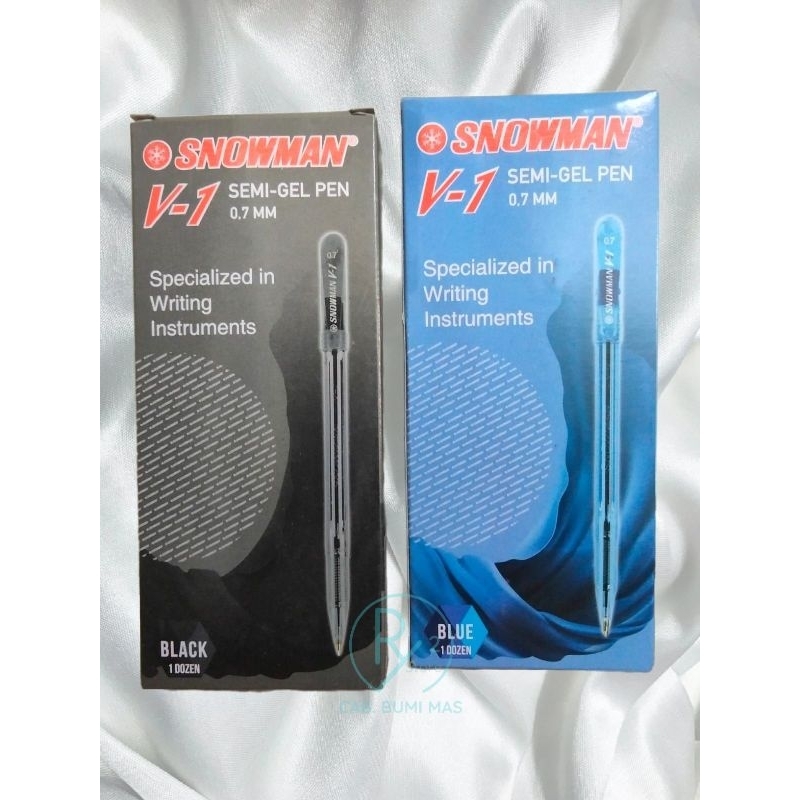 

(12 PCS) PULPEN SNOWMAN V1 SEMI GEL PACK