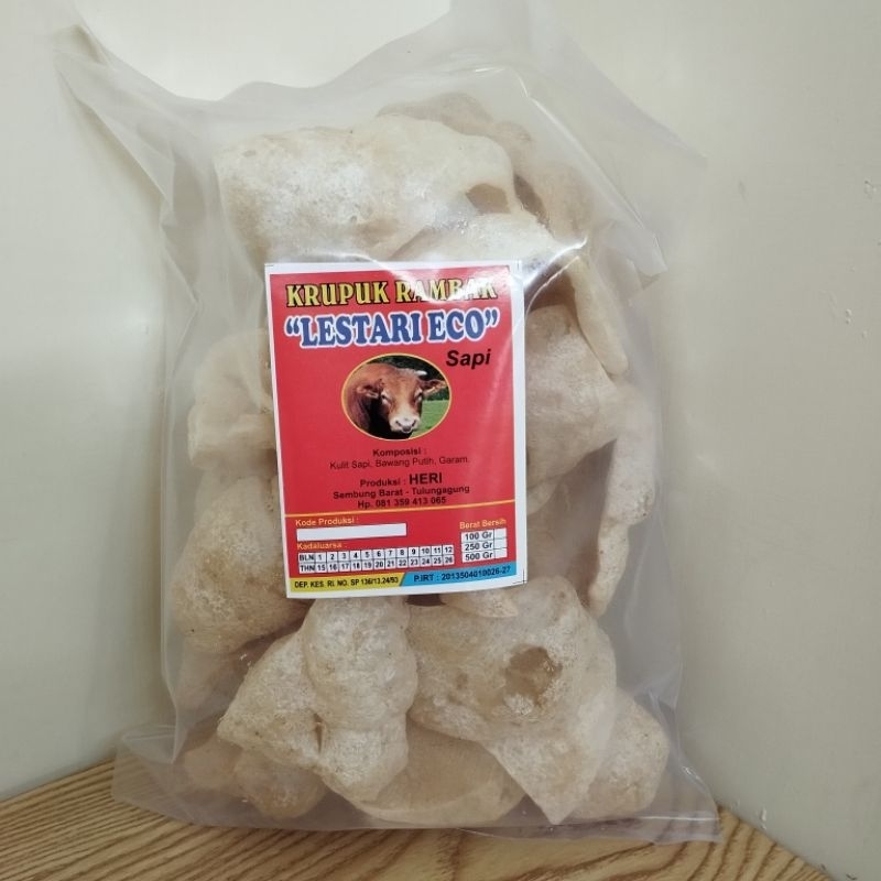 

KRUPUK RAMBAK SAPI DAN KERBAU