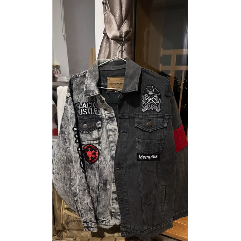 Memphis Origins jacket denim Black Hustle