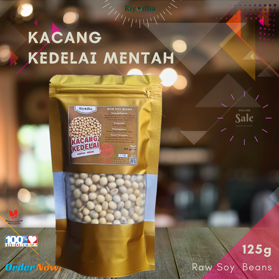 

Kacang Kedelai Mentah / Raw Soy Beans 125g