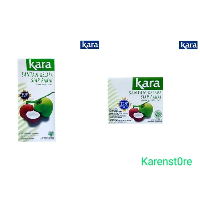 

KARA SANTAN 200ml & 1000ml