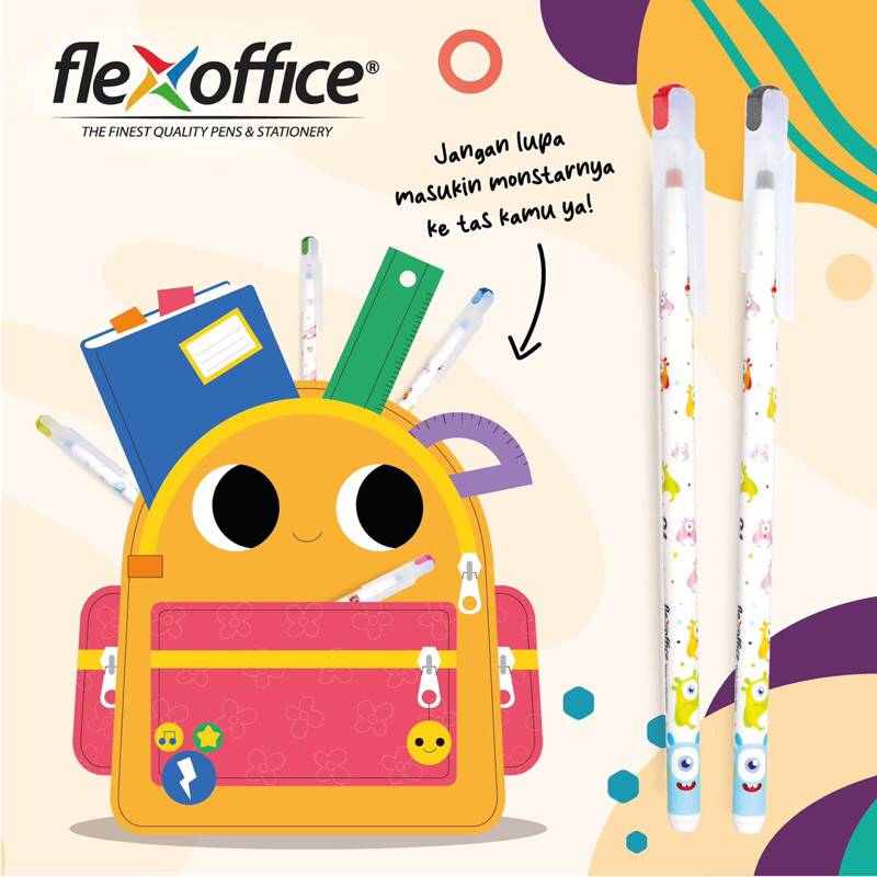 

BOLPEN SEMI GEL MONSTR FlexOffice FO-047 0,6MM (PCS)