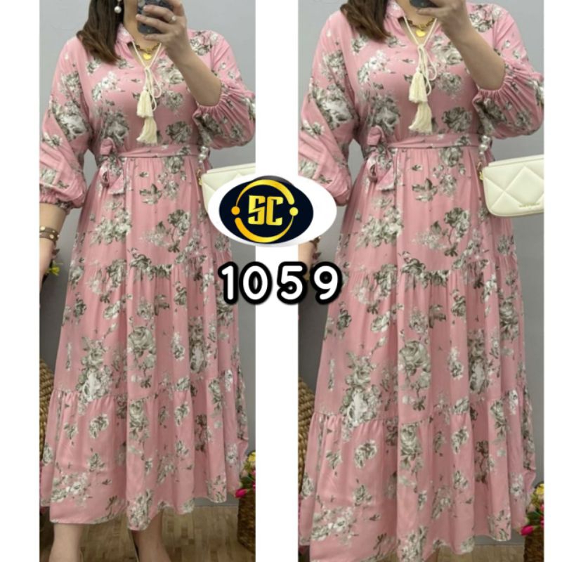 DRESS WANITA FLOWERS IMPORT/GAUN WANITA IMPORT