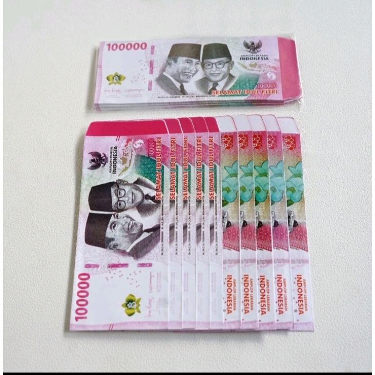 

TERBARU Amplop lebaran motif uang isi 10 sampai 100/ Amplop lebaran kekinian