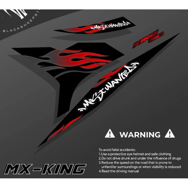 STRIPING YAMAHA MX KING / MX KING 150 / MX KING API