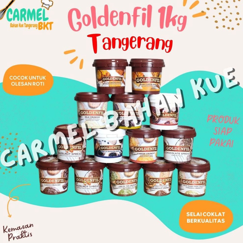 

Big Sale TANGERANG GOLDENFIL Coklat Crunchy Selai Aneka Rasa 1kg