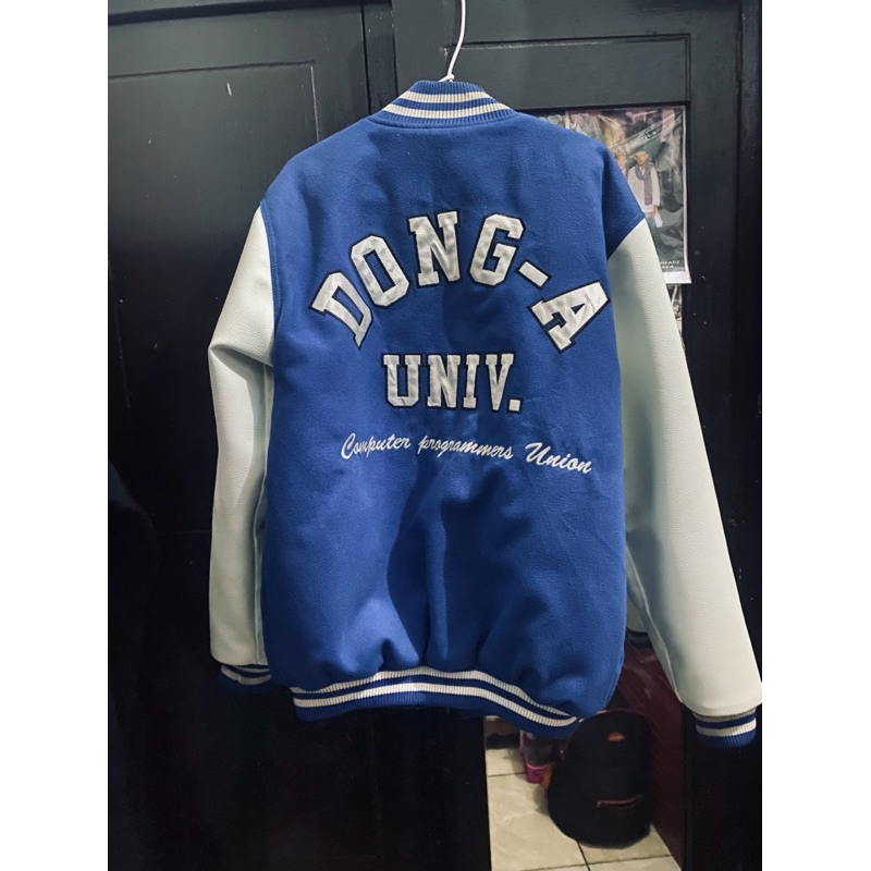varsity bahan leater second mulus 100% sz L fit XL