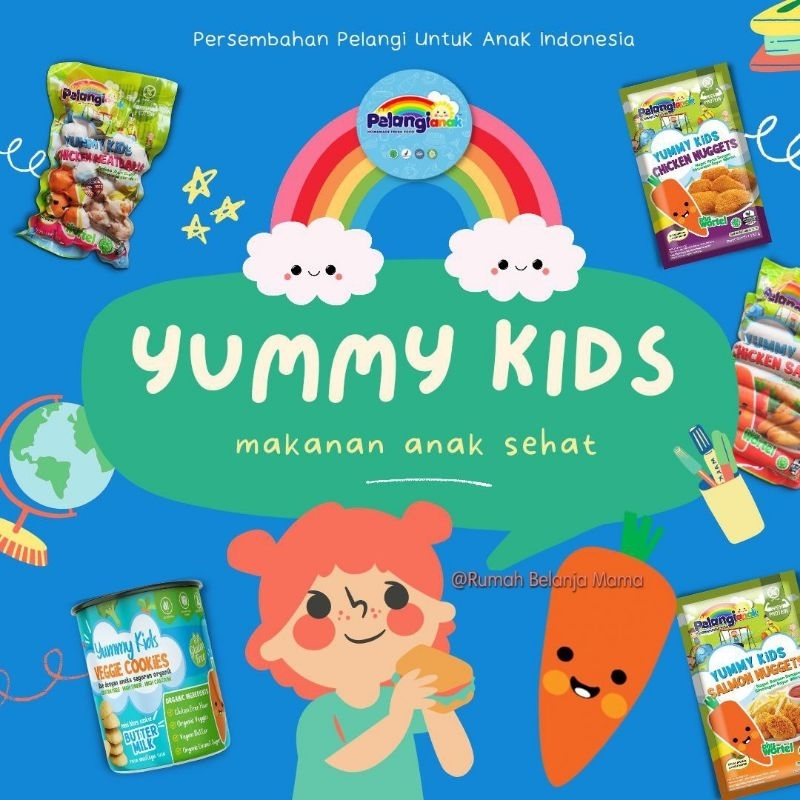 Makanan Anak Sehat / Frozen Food Anak - Pelangi YUMMY KIDS Non MSG & Pengawet