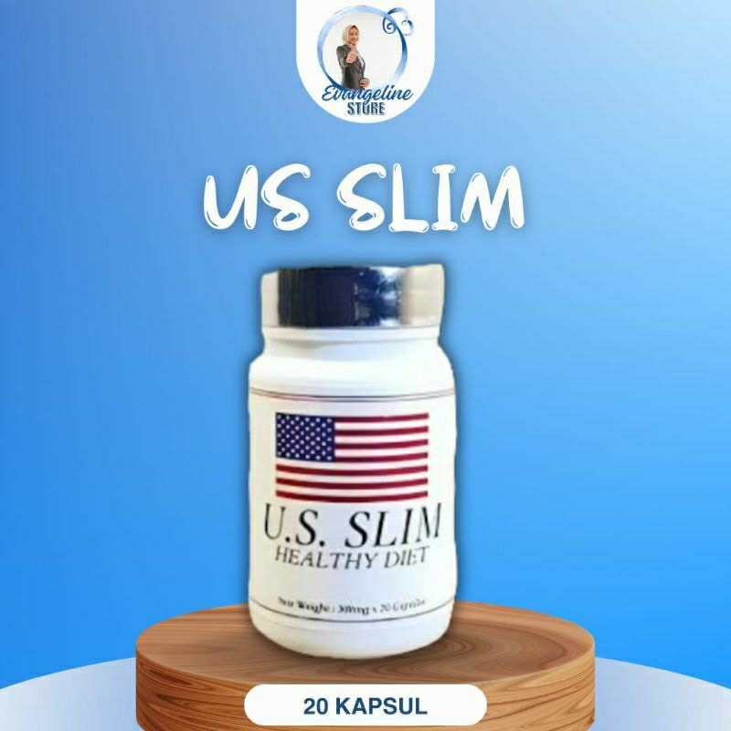 US SLIM Healthy Diet Amerika Original Suplemen Penurun Berat Badan Paling Ampuh / Mengurangi Lemak T