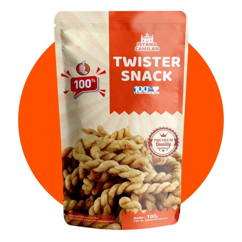 

Twister Snack by Istana Camilan 100g (CaRaRa Food Group)