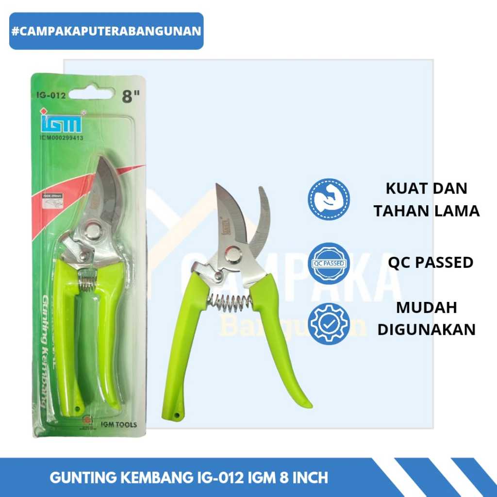 

Gunting Kembang Ukuran 8 Inch / IGM IG 012