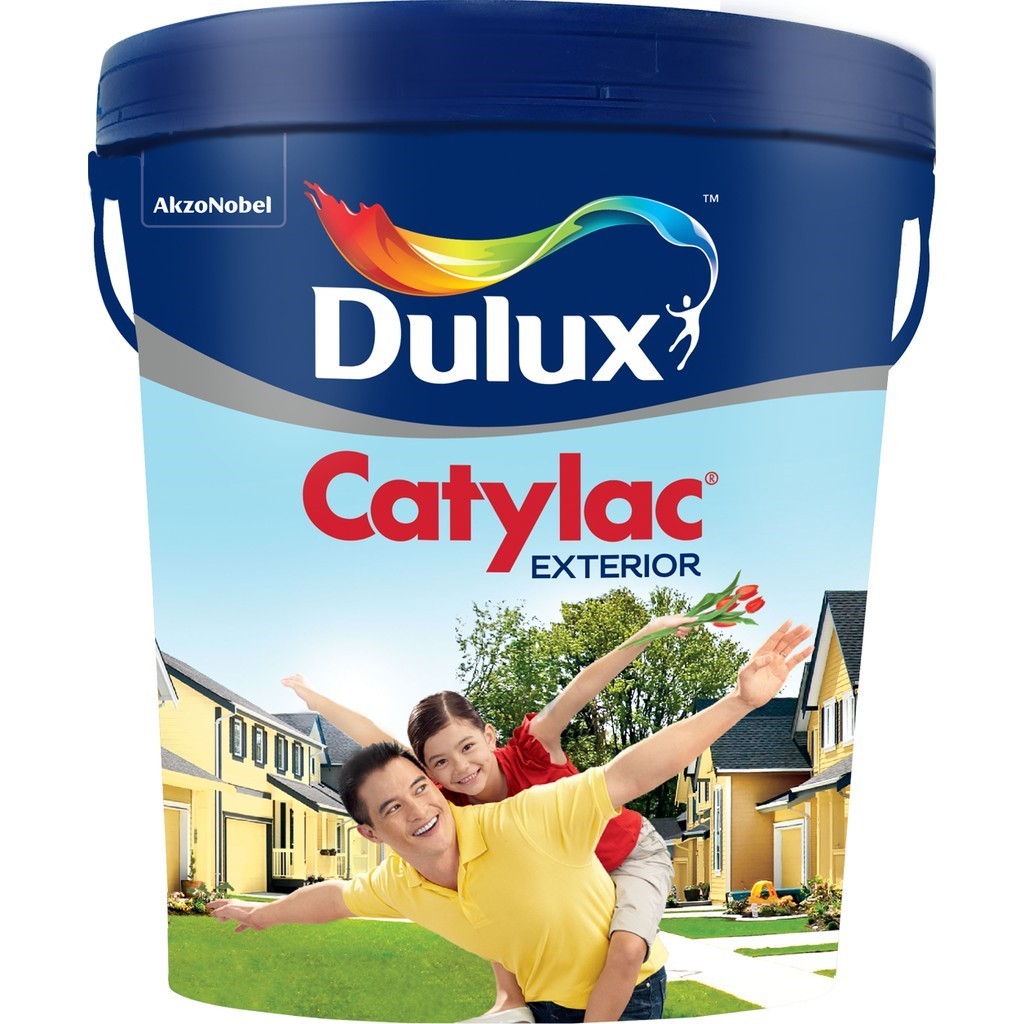 CAT DULUX CATYLAC EXTERIOR Putih 888 5KG/Cat tembok