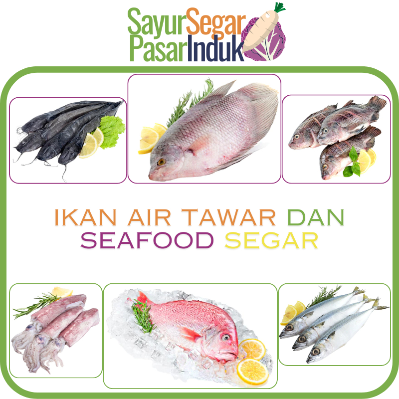 

Ikan Segar dan Seafood Sayur Segar Pasar Induk