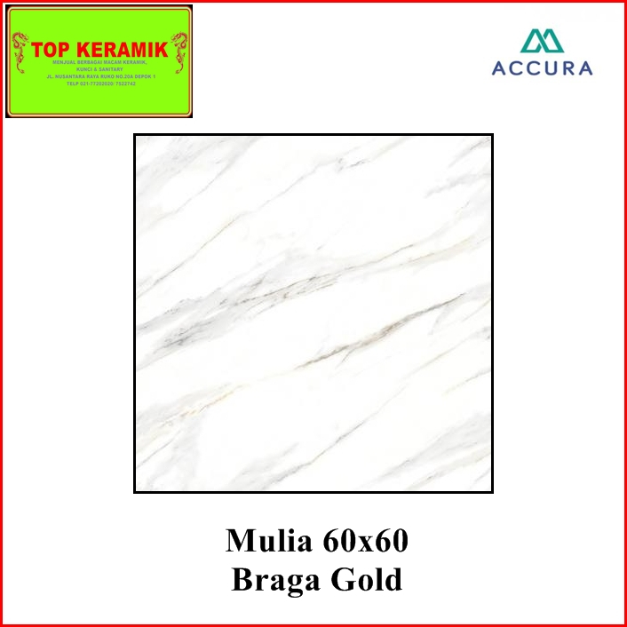 Keramik Mulia 60x60 Braga Gold KW 1