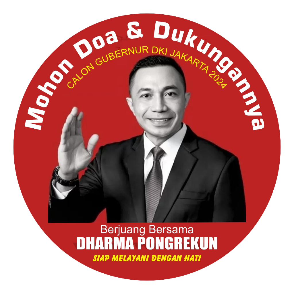 

Stiker Dharma Pongrekuen a. 10x10cm. Rp.400/pcs. Minimal order 1000pcs