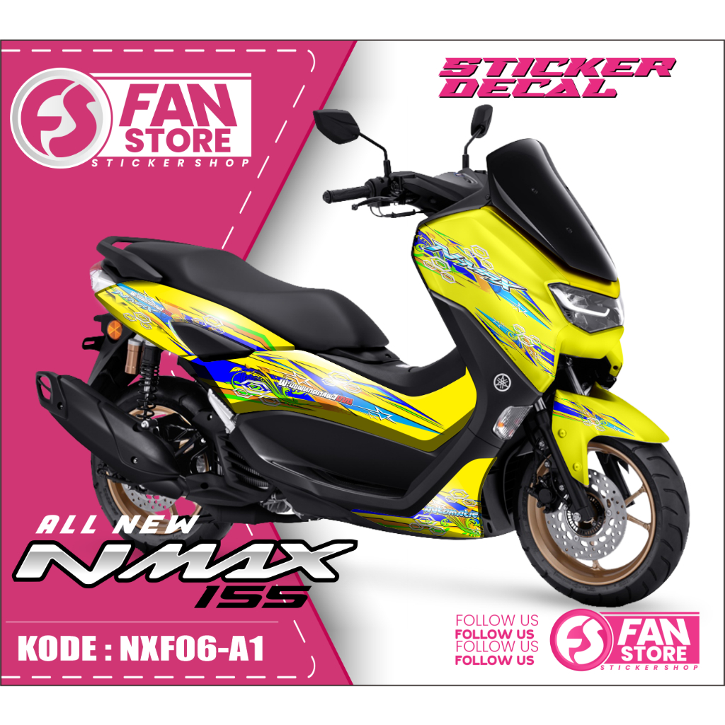 Decal Sticker New Nmax 2021/Nmax 2022 Fullbody - Decal Yamaha NMAX Facelift 2022