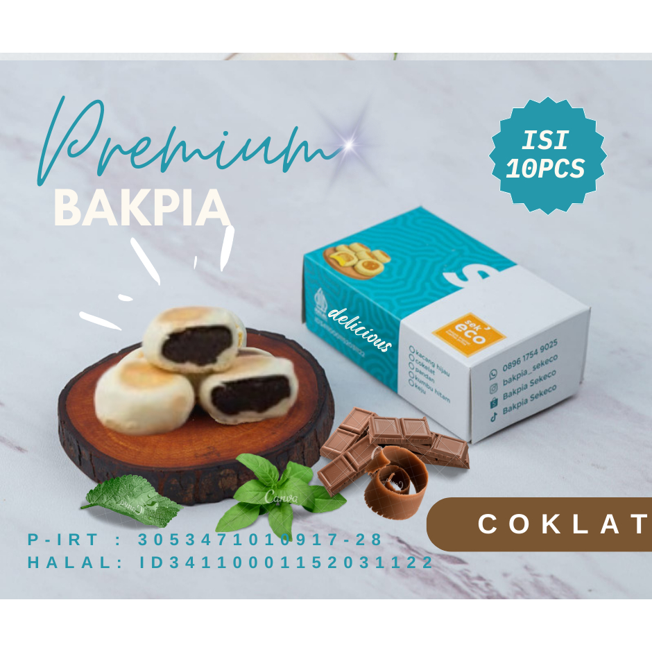 

BAKPIA PREMIUM ASLI JOGJAKARTA// 10pcs