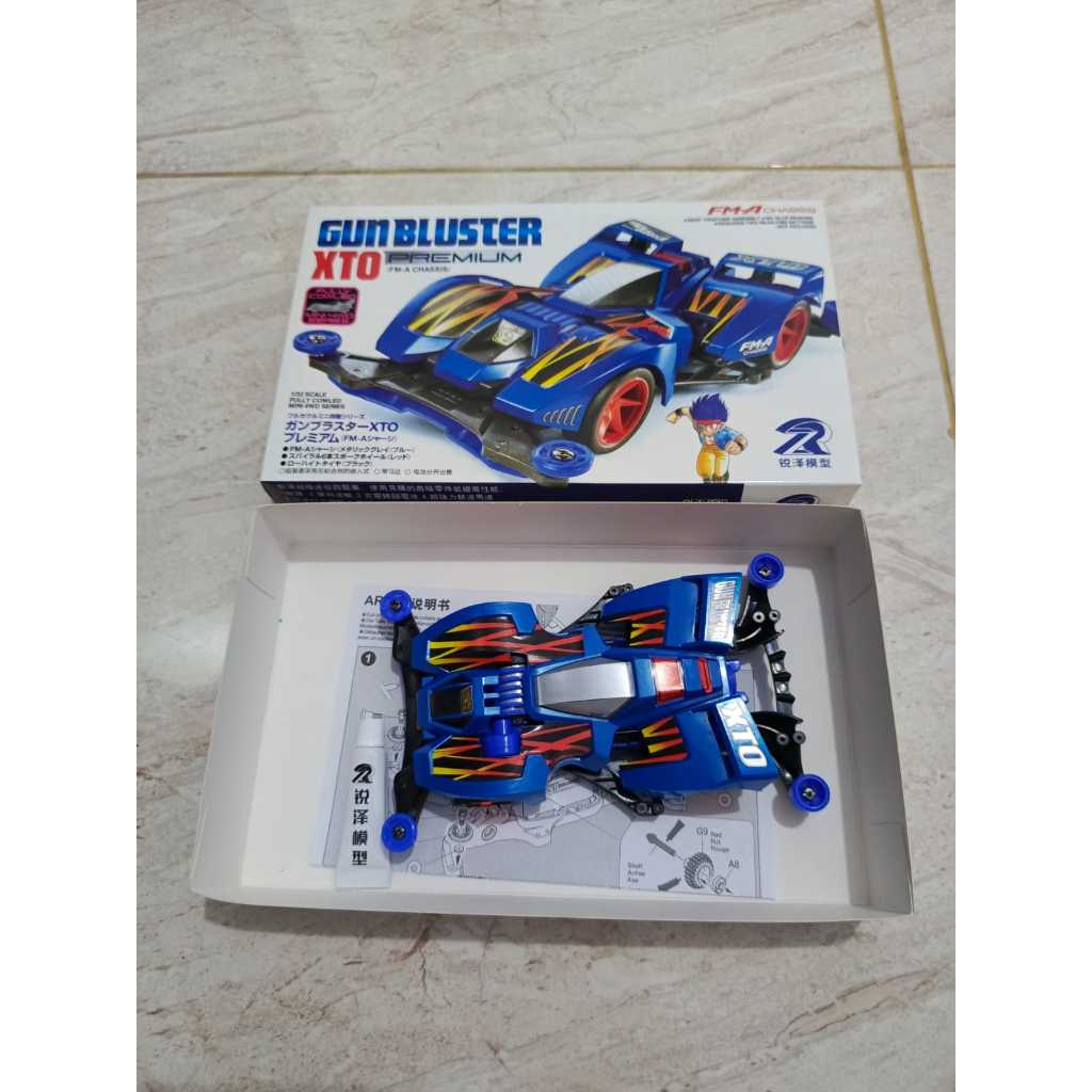 Tamiya Ruize Gun Bluster XTO Premium - Rakit Masuk Dus