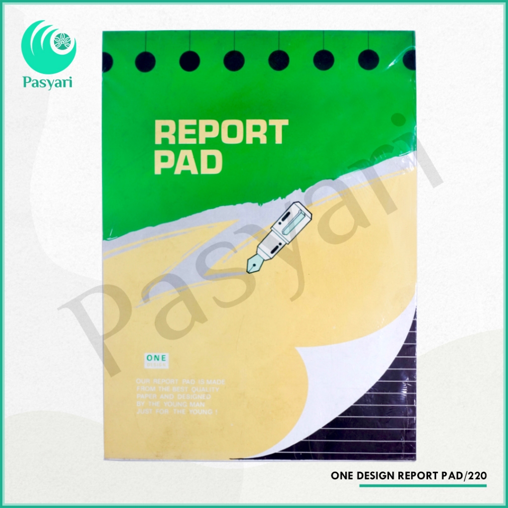 

ONE DESIGN REPORT PAD/220