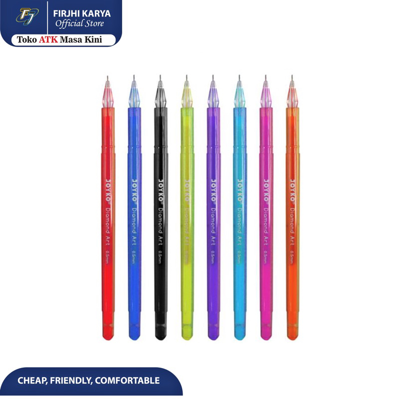 

Color Gel Pen GPC-309S/Pulpen Diamond Set - Pulpen Joyko