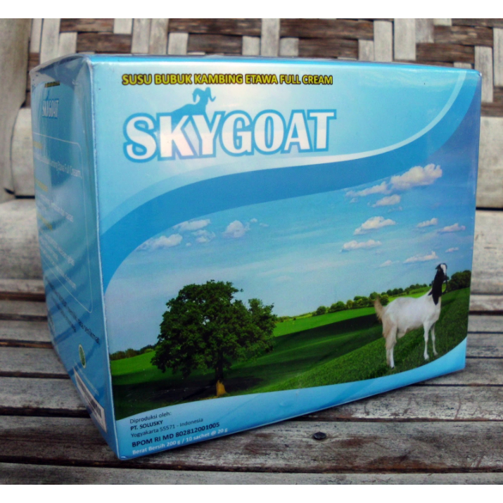 

SkyGoat 10 Saset - Susu Kambing Etawa Full Krim Berkualitas