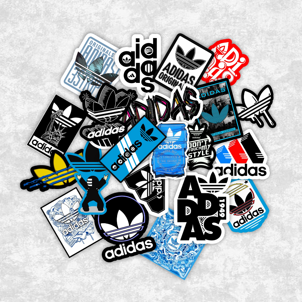 

STIKER PACK ADIDAS PART II ISI 22 PCS VYNIL ANTI AIR SUDAH CUTTING