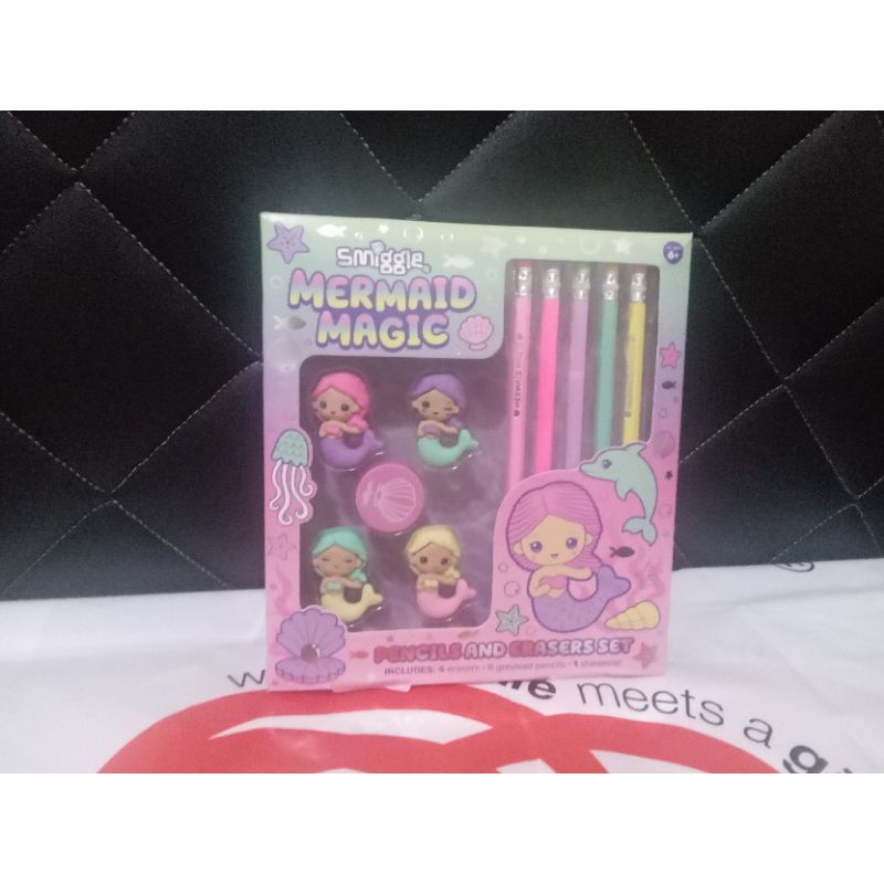 

Pencil an eraser set smiggle