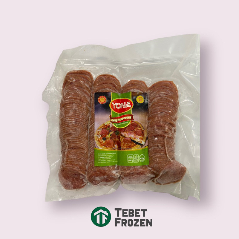 

YONA BEEF PEPPERONI 500GR - TEBET FROZEN