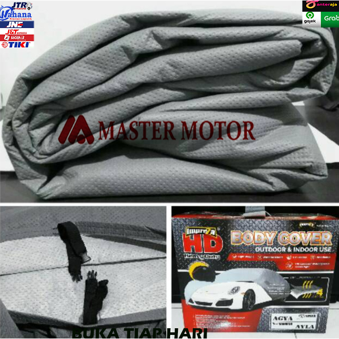 Body Cover Agya Ayla 4 Lapis Kain Anti Air Outdoor - Impreza HD Heavy Duty - Sarung Waterproof Mobil