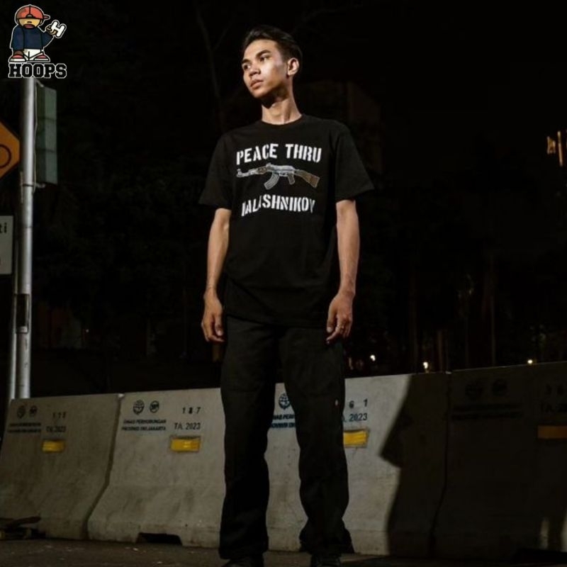 LAWLESS JAKARTA " KALASHNIKOV" T-SHIRT HOOPS BANJARMASIN