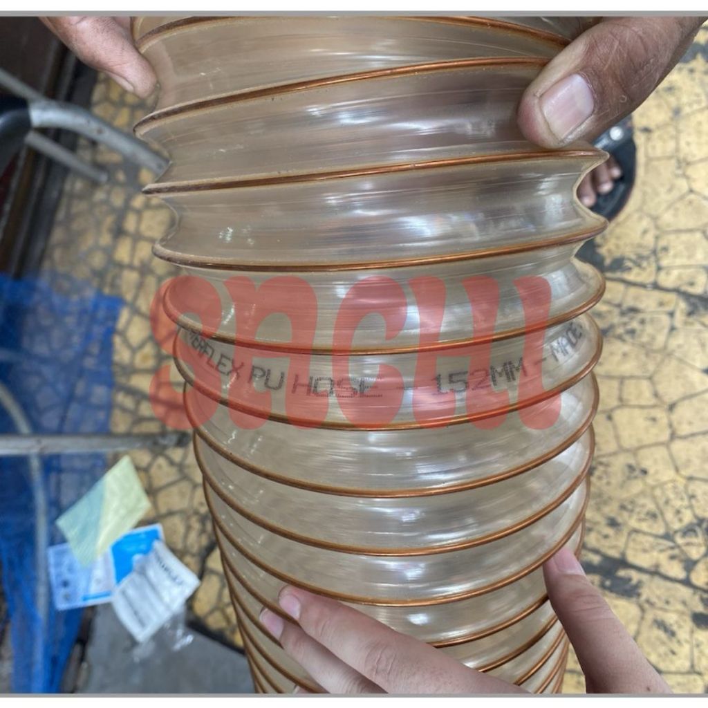 Interflex Ducting PU 6" / Flexible hose 152mm selang hawa udara