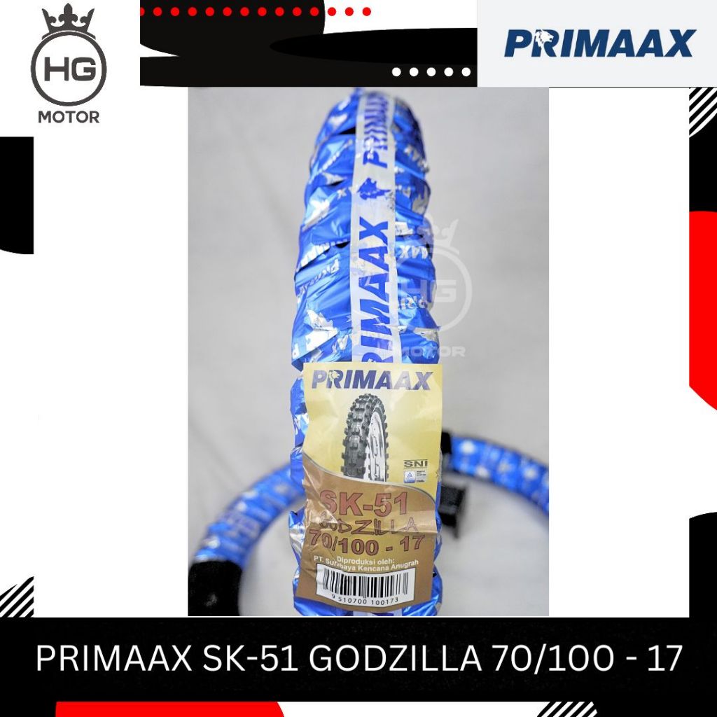BAN TRAIL PRIMAAX SK 51 70/100 80/100 90/100 RING 17 GODZILLA PRIMAX